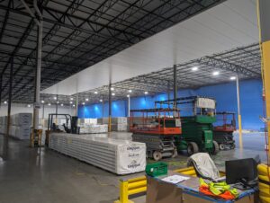 ICC Cold Storage Products - Project Update - Preparation and Hanging of Kingspan Ceiling Panels